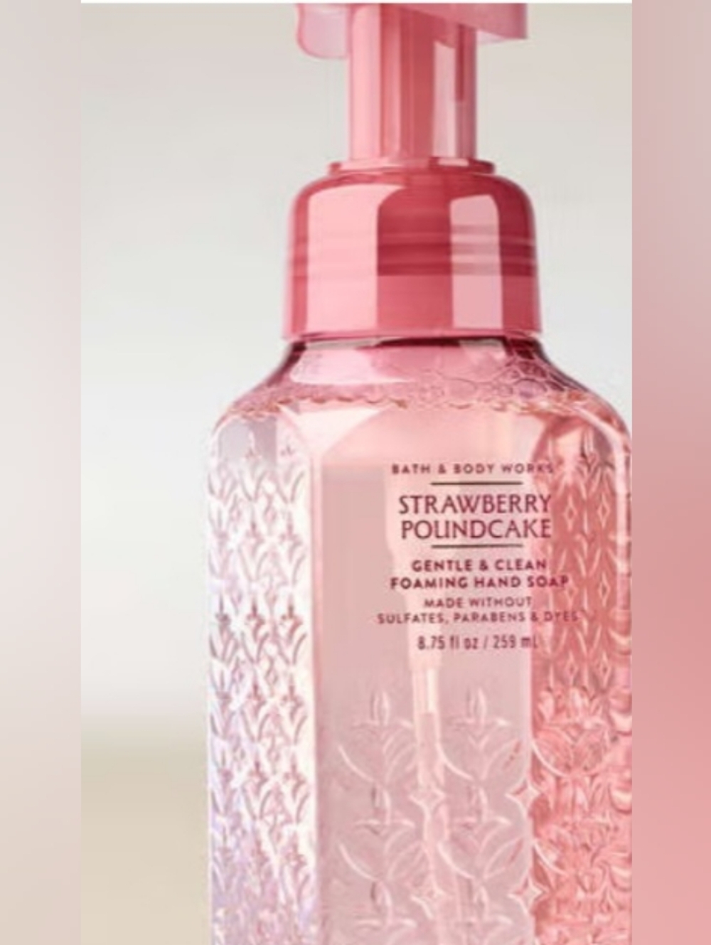 Bath & Body Works Strawberry Poundcake Foaming Hand Soap New - Picture 2 of 2